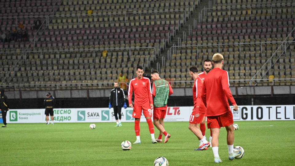 СТАРТНИ СОСТАВИ: Миовски и Елмас во нападот, Македонија со балансиран тим против Белгија