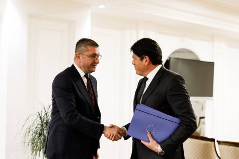 Средба Мицкоски – Рокас за Извештајот на ЕК