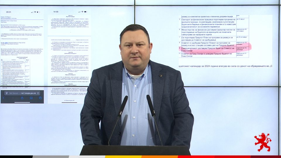 Кирков: Арсовска да се разбуди од сонот во кој градот функционира и да почне да ги реализира правните обврските, во спротивно Скопје е под закана за целосна блокада