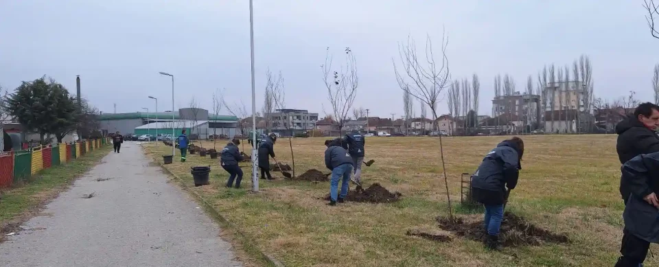 Акција за пошумување во општина Илинден „Зелена Општина Илинден“