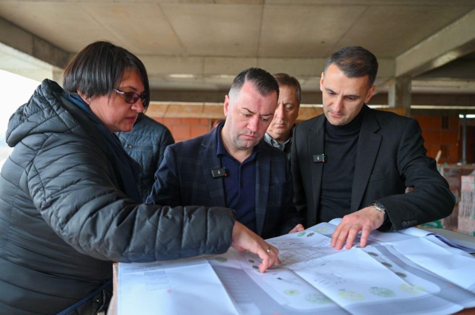 Увид во градежните работи на новата градинка во Трубарево