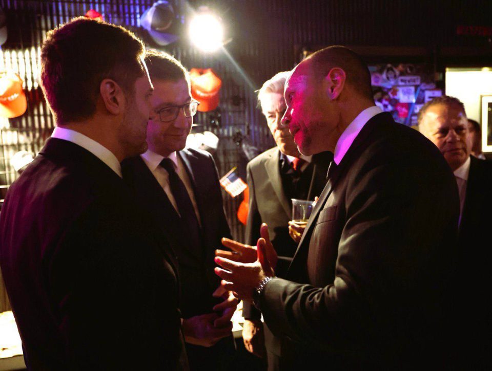 Мицкоски оствари средба со Ден Бонџино, најпознат политички десничарски коментатор и близок соработник на Трамп