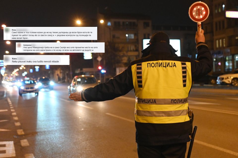 „Постојано да има полиција на улиците, само казни за ред и дисциплина“ – Граѓаните ги поздравуваат засилените сообраќајни контроли на МВР (ФОТО)