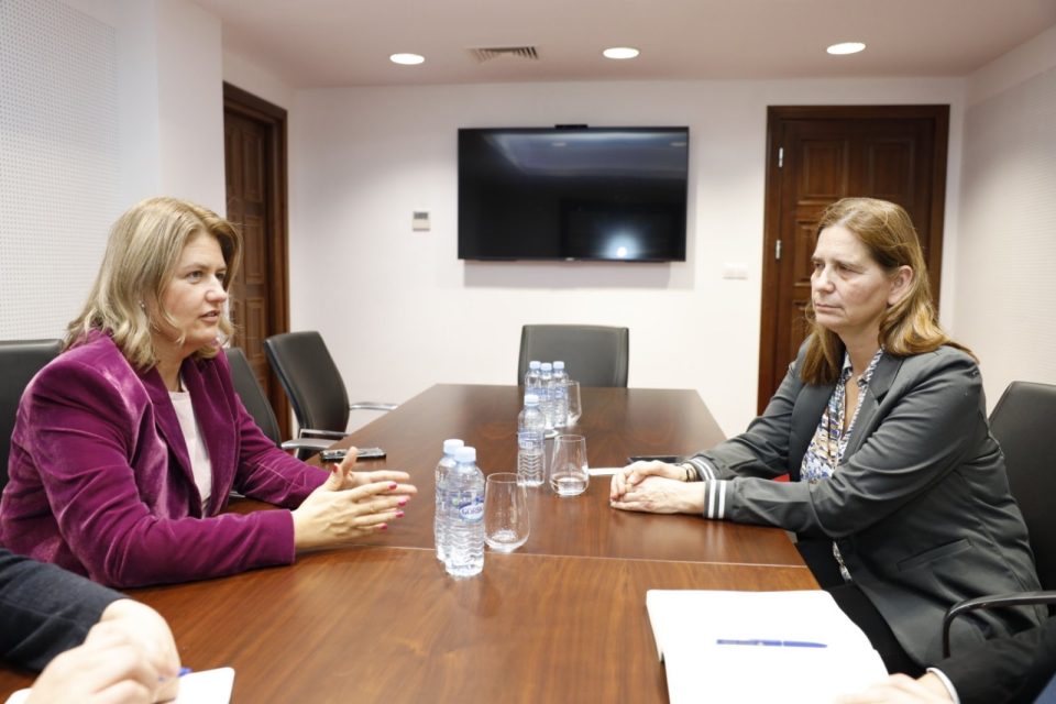 Министерката Божиновска и грчката амбасадорка Филипиду разговараа за гасниот интерконектор и енергетскиот пазар