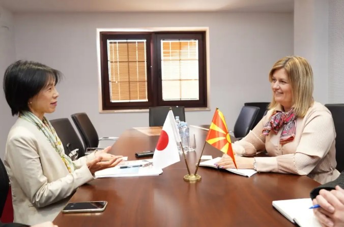 Божиновска на средба со јапонската амбасадорка Кавахара: Јакнење на соработката во енергетиката