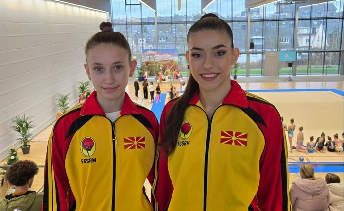 Илина и Ева освоија злато и сребро: Македонските девојчиња продолжуваат со успех во Германија (ВИДЕО)