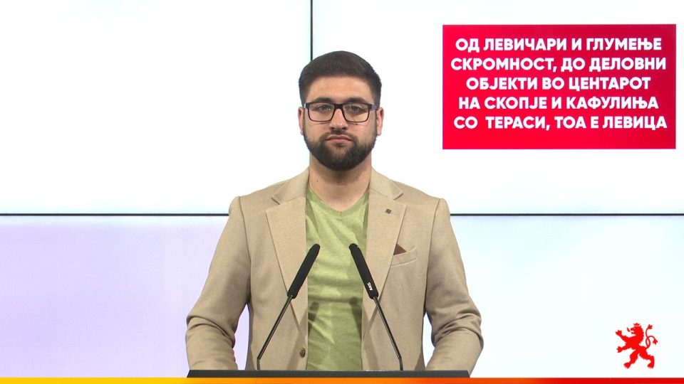 Манасиевски: Од левичари и глумење скромност, до деловни објекти во центарот на Скопје и кафулиња со тераси, тоа е Левица