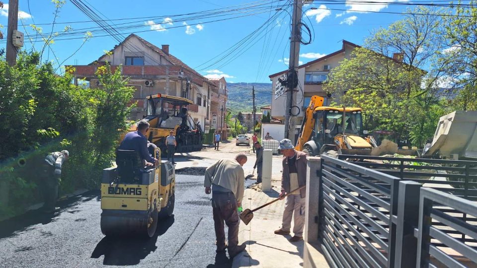 Нова урбана слика за Ѓорче Петров: Асфалтирани две улици