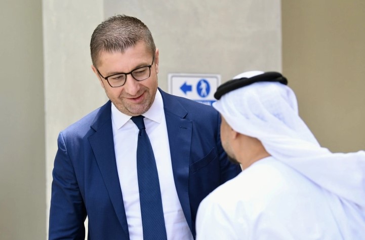 Мицкоски по посетата на ОАЕ: Очекувам првата убава вест да ја објавиме уште утре, којашто ќе биде административно- политичка, а економските до крајот на годината