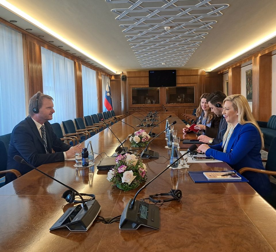 Марина Димовска во работна посета на Парламентот на Република Словенија
