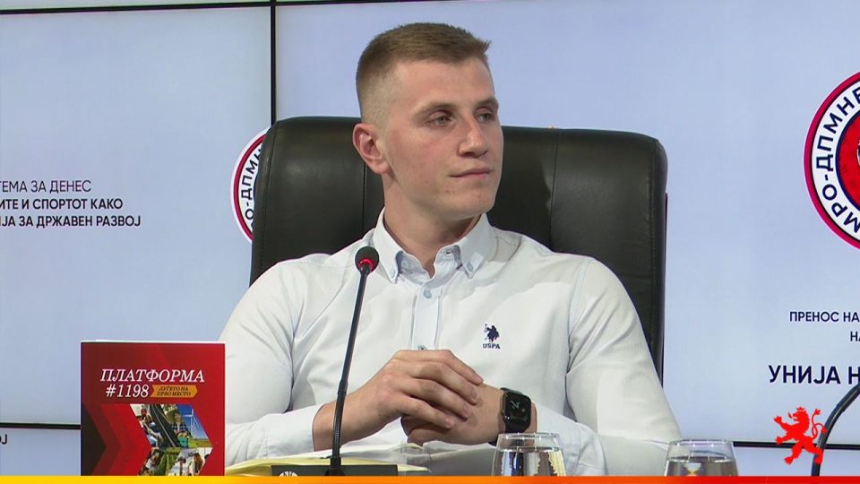 Ристески: Владата предводена од ВМРО-ДПМНЕ вложува во спортската инфраструктура