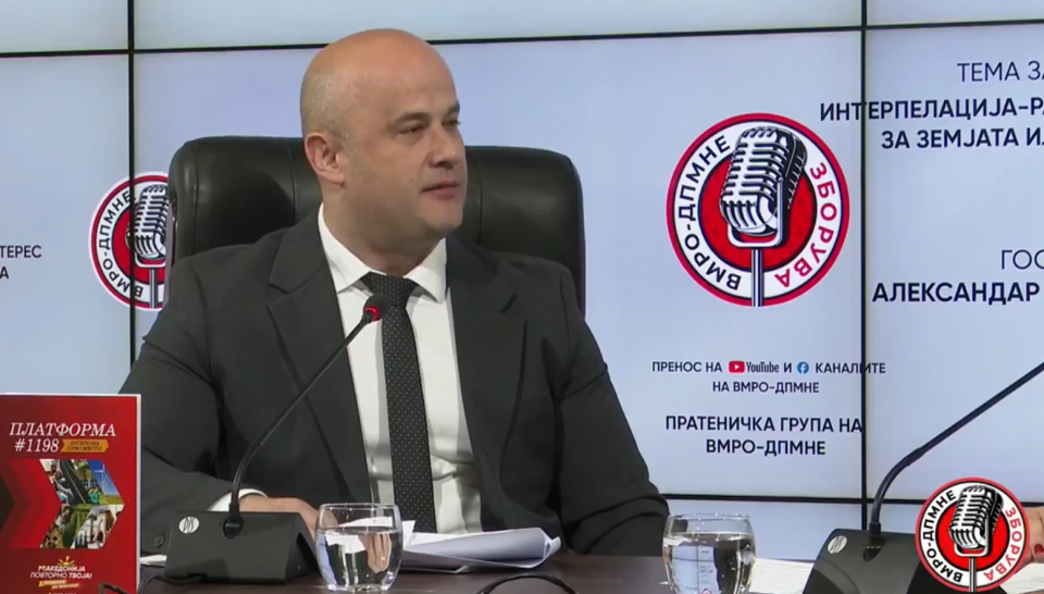 Велјановски: Политички монтираната интерпелација не помина, Тошковски продолжува бескомпромисно да се бори против криминалот и корупцијата