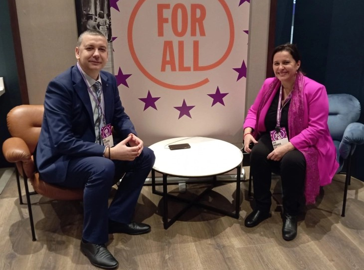 Поддршка од европратеничката Ана Миранда за Васил Стерјовски