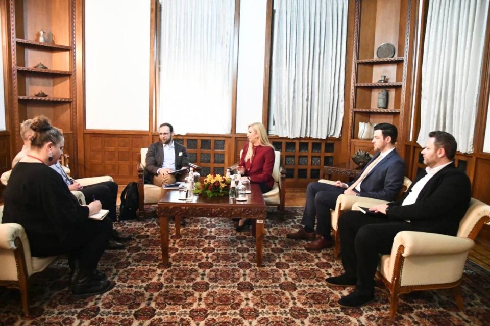 Димовска се сретна со Усватов, директор на Програмата за владеење на правото за ЈЕ на Конрад Аденауер