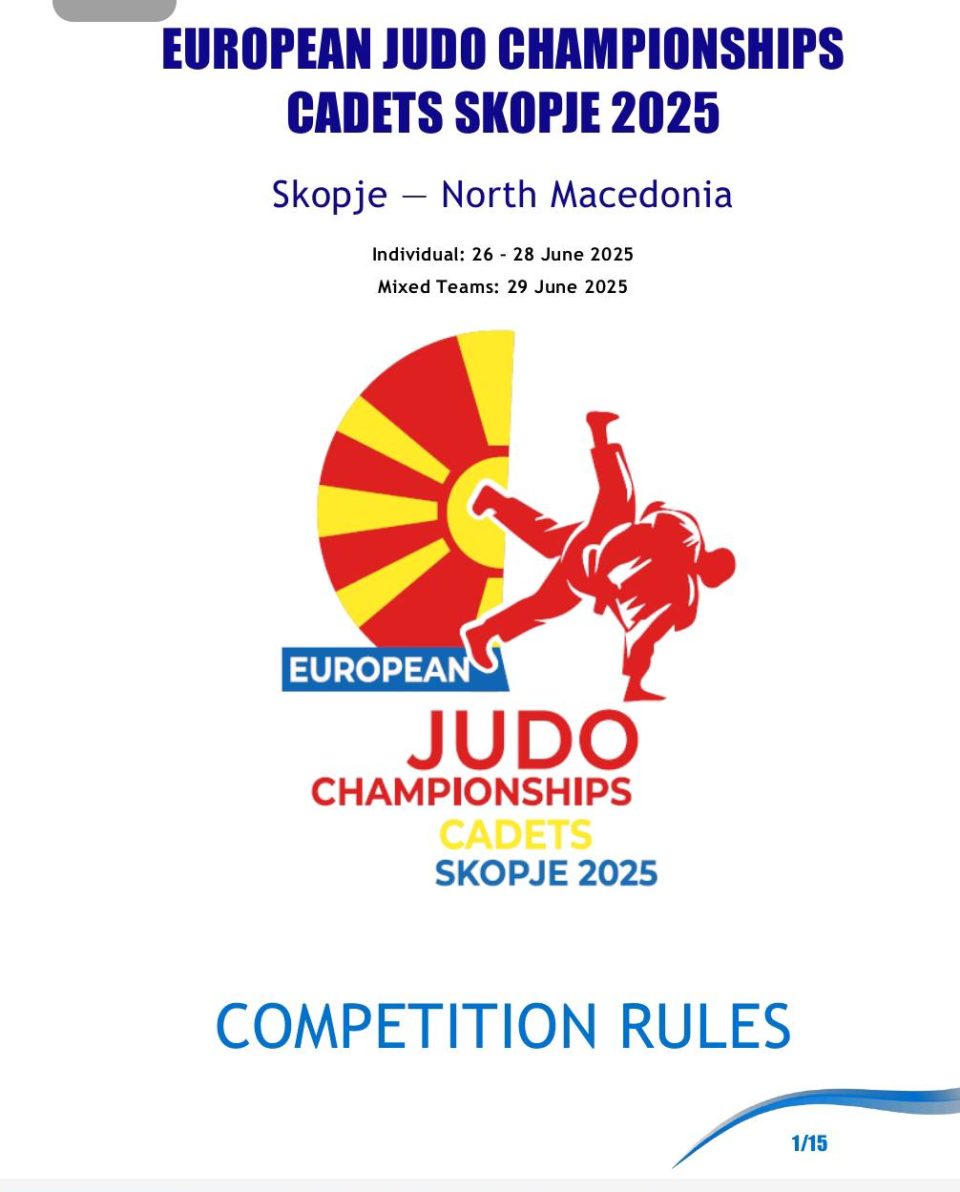 Трпаноски: Организацијата на ЕП во џудо е извонредна можност за промоција на Македонија