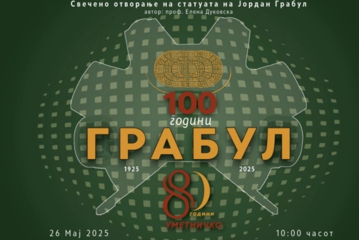 Статуа на акад. проф. Јордан Грабул ќе биде откриена во дворот на средното уметничко училиште ,,Лазар Личеноски“