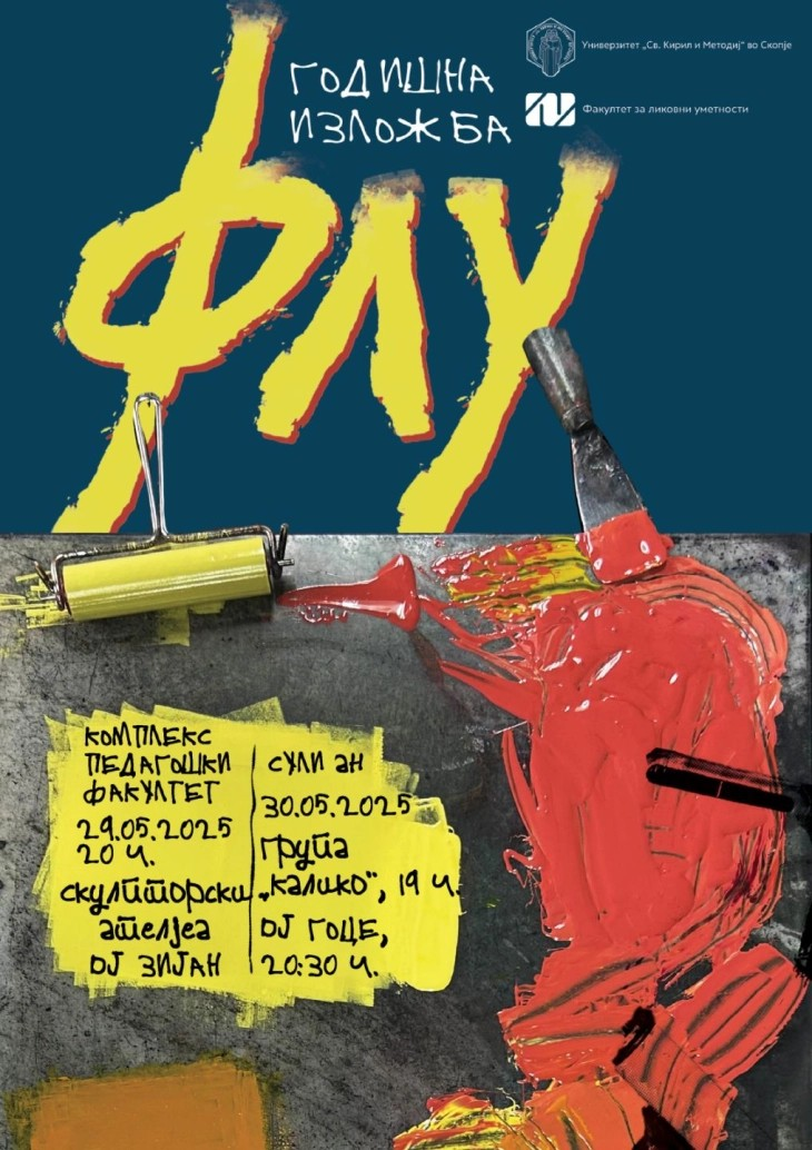 Факултетот за ликовни уметности – Скопје ја организира 45. Годишна завршна изложба
