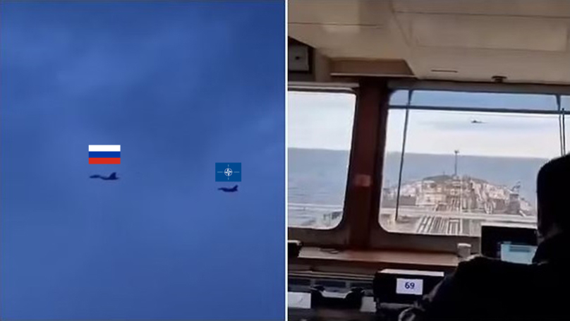 Драма над Балтикот: Блиска средба на руски и НАТО авиони поради танкер (ВИДЕО)