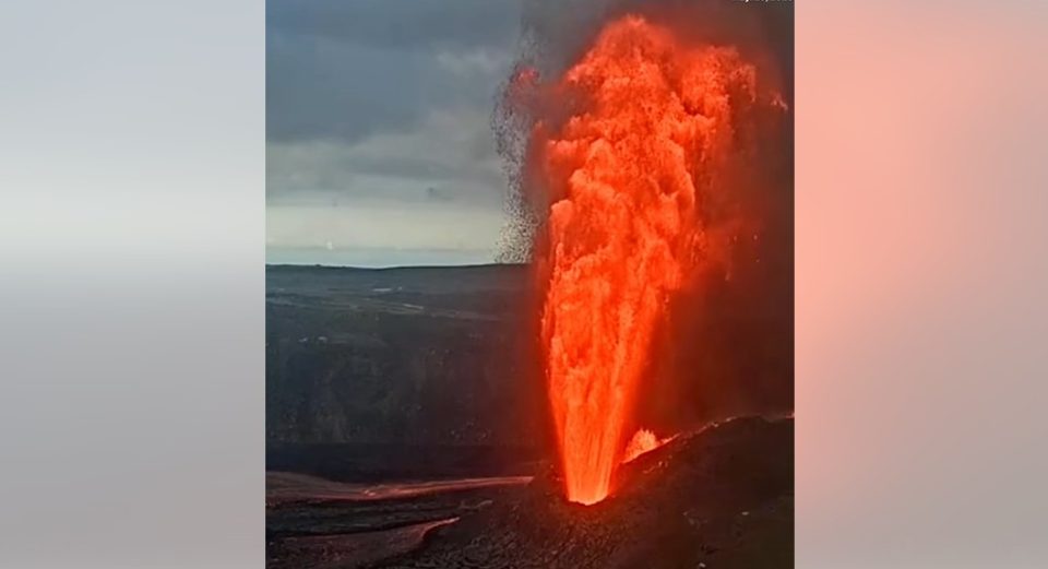 ВИДЕО: Еруптира вулкан на Хаваите, исфрла лава висока колку Ајфеловата кула