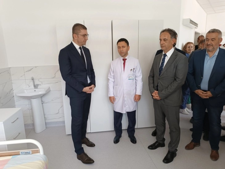 Мицкоски: Реализирани се 11 проекти во Клиниката за детски болести во делот на инфраструктурата и набавка на модерна медицинска апаратура