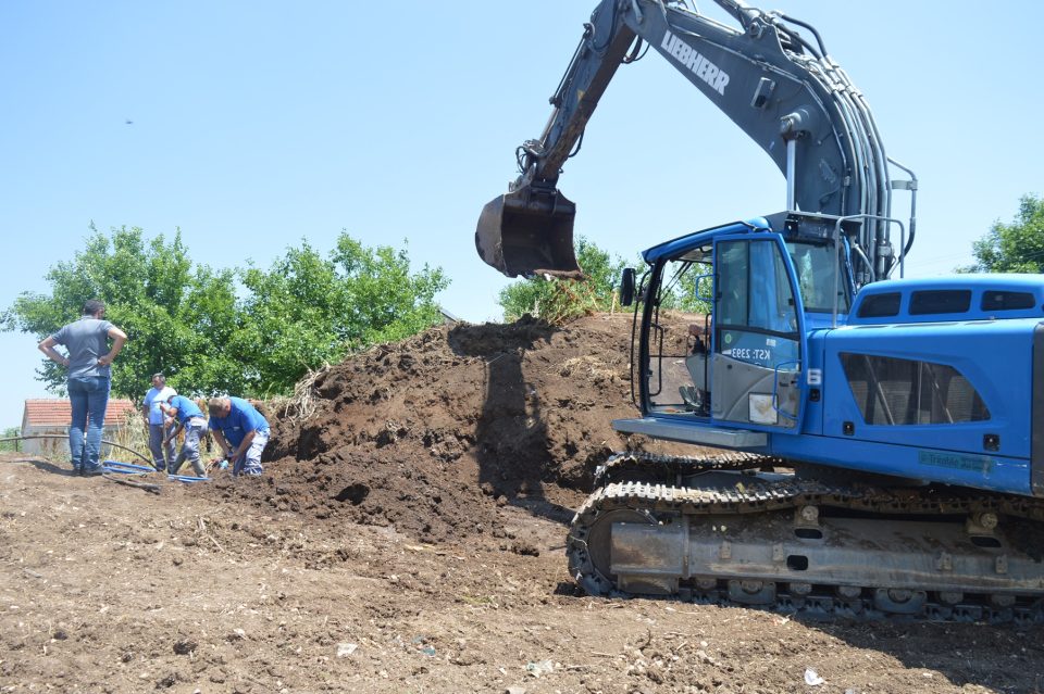 Општина Илинден започна со изградба на нов мост и сервисна улица „500“ во Марино