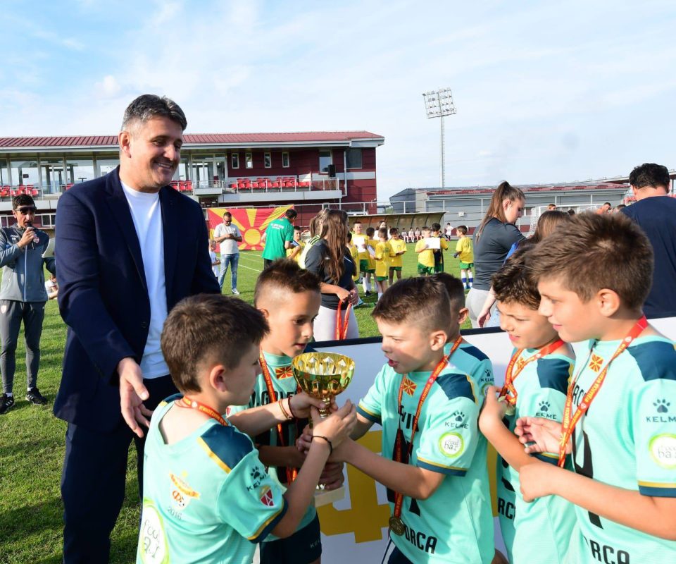 Мечот Македонија-Белгија со слободен влез за децата од Детска лига и училишен фудбал