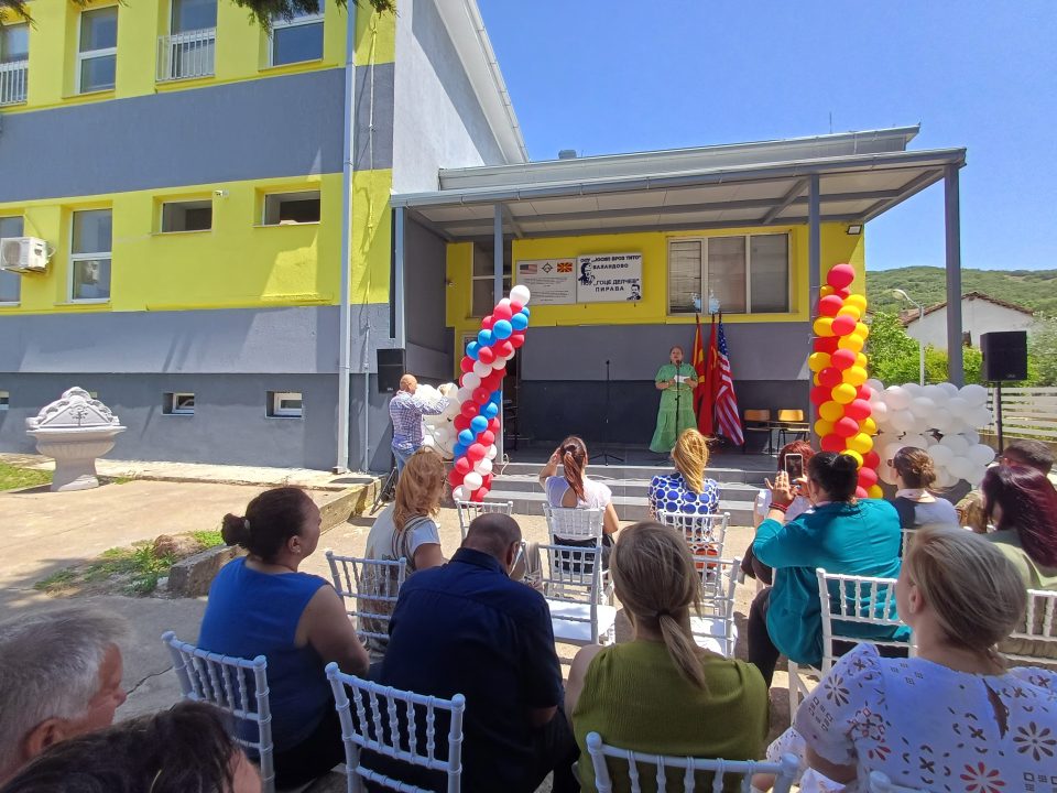 Со поддршка од САД се реконструираше ОУ „Гоце Делчев“ во валандовско Пирава