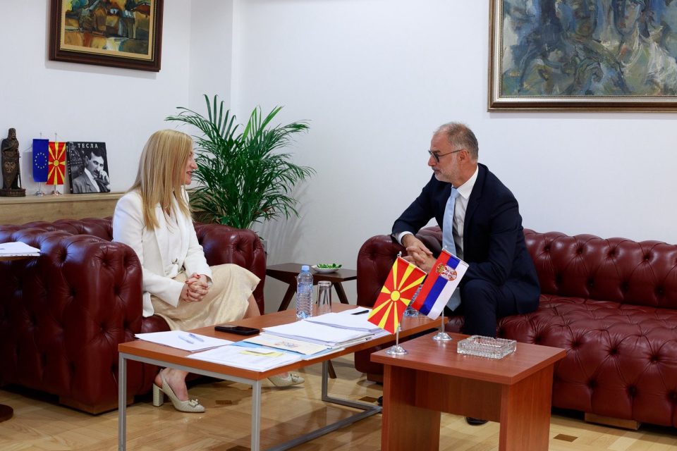 Проштална средба на вицепремиерот и министер Стоилковиќ со српската амбасадорка Невена Јовановиќ