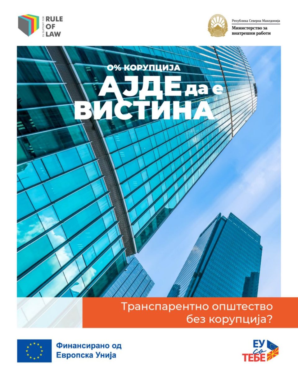 Не молчи, пријави. За праведна иднина!