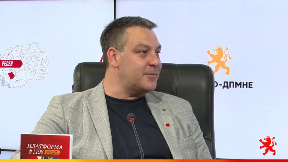 Тозиевски: Со поддршка од Владата на ВМРО-ДПМНЕ, во Ресен се реализираат капитални проекти