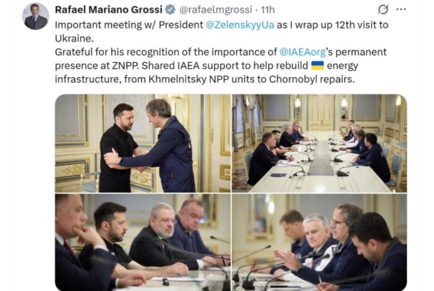 МААЕ предупредува на ризик од нуклеарен инцидент во Украина поради руските напади