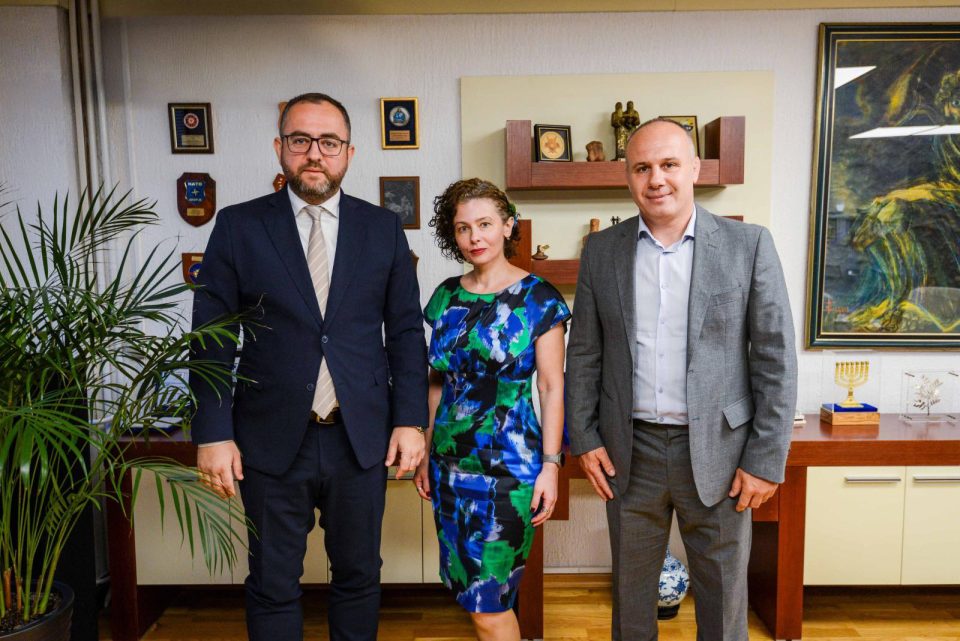 Средба на министерот Тошковски со раководството на Факултетот за безбедност