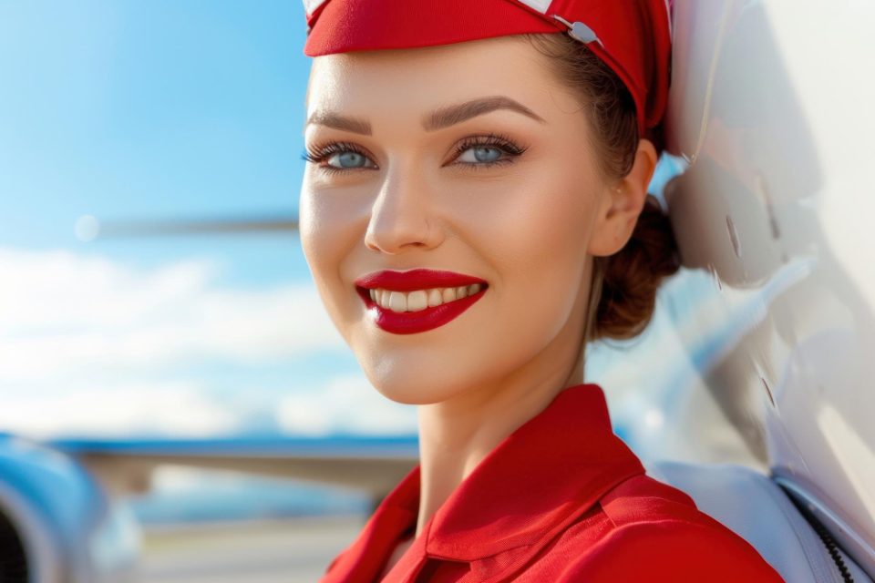 Зошто многу стјуардеси носат црвен кармин?