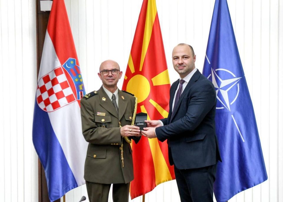 Мисајловски: Билатералните односи меѓу министерствата и армиите на Македонија и Хрватска бележат нагорен тренд