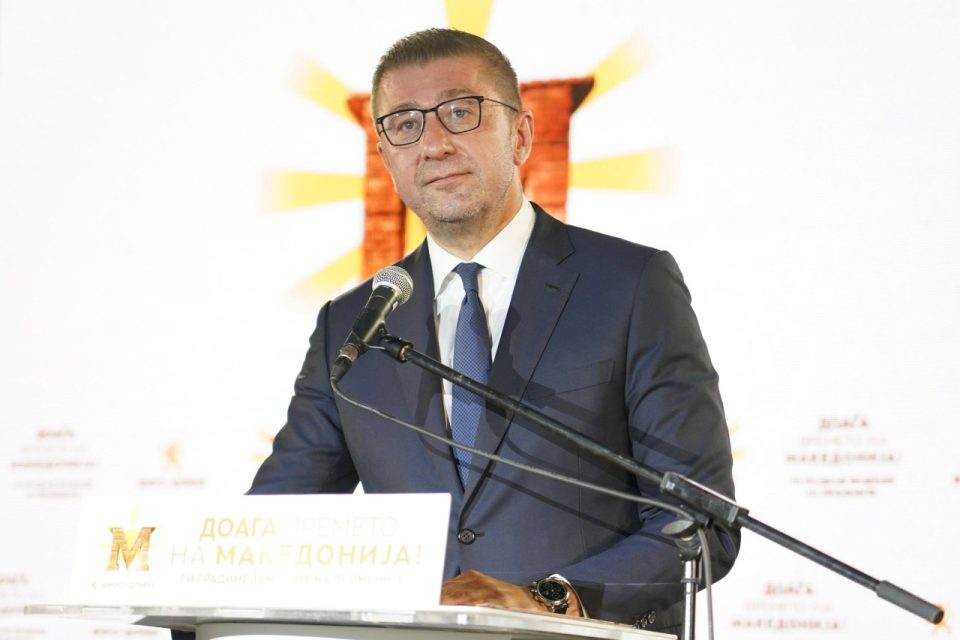 Мицкоски: СДС се сведе на застапник на бугарската пропаганда во Македонија и е рака за спас на ДУИ и Ахмети на следните избори