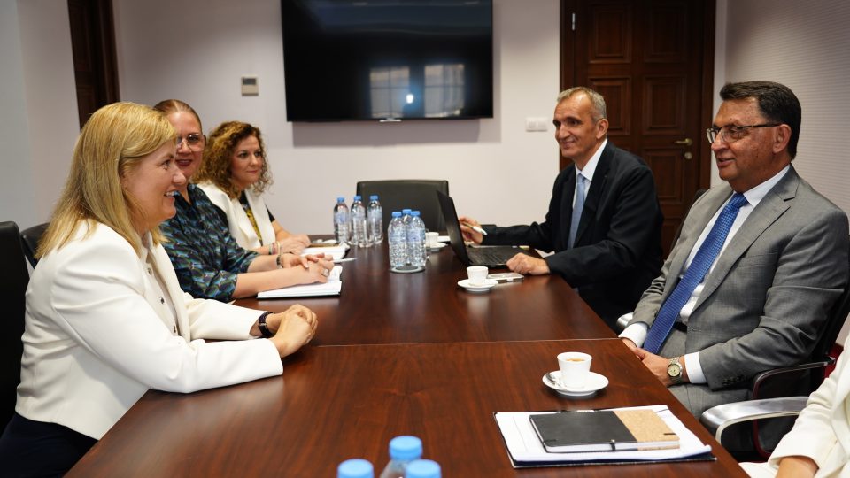 Финансиска и енергетска стабилност како приоритет – средба на министерката Божиновска со гувернерот Славески“