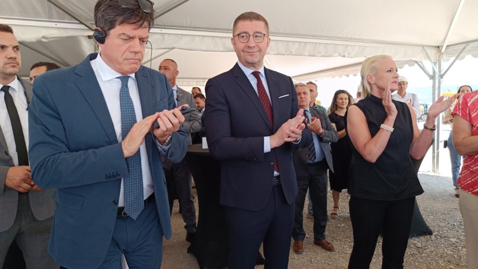 Премиерот Мицкоски на старт на изградбата на гасниот интерконектор со Грција