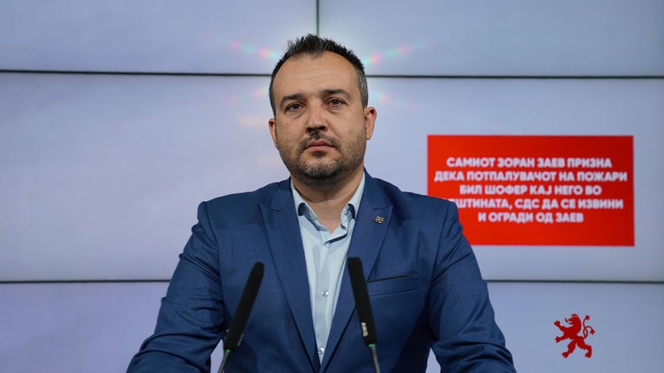 Лефков: Самиот Зоран Заев призна дека потпалувачот на пожари бил шофер кај него во општината, СДС да се извини и огради од Заев