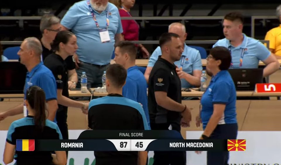 Почетокот на Европското првенство Б-дивизија започна со убедлив пораз на Јуниорките