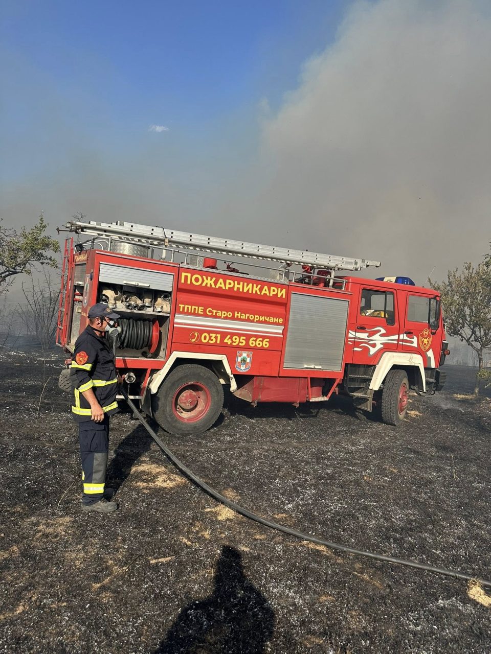 По два дена изгаснат пожарот кај кумановското Бељаковце