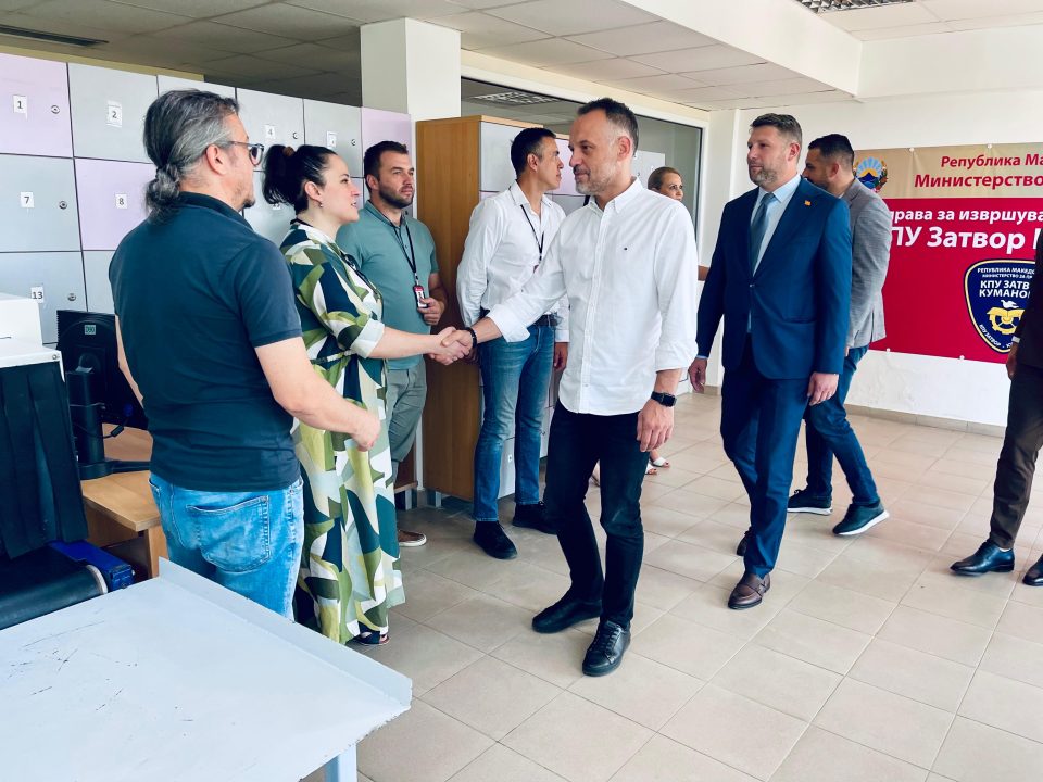 Заменик на претседателот на Владата Фетаи го посети Затворот во Куманово