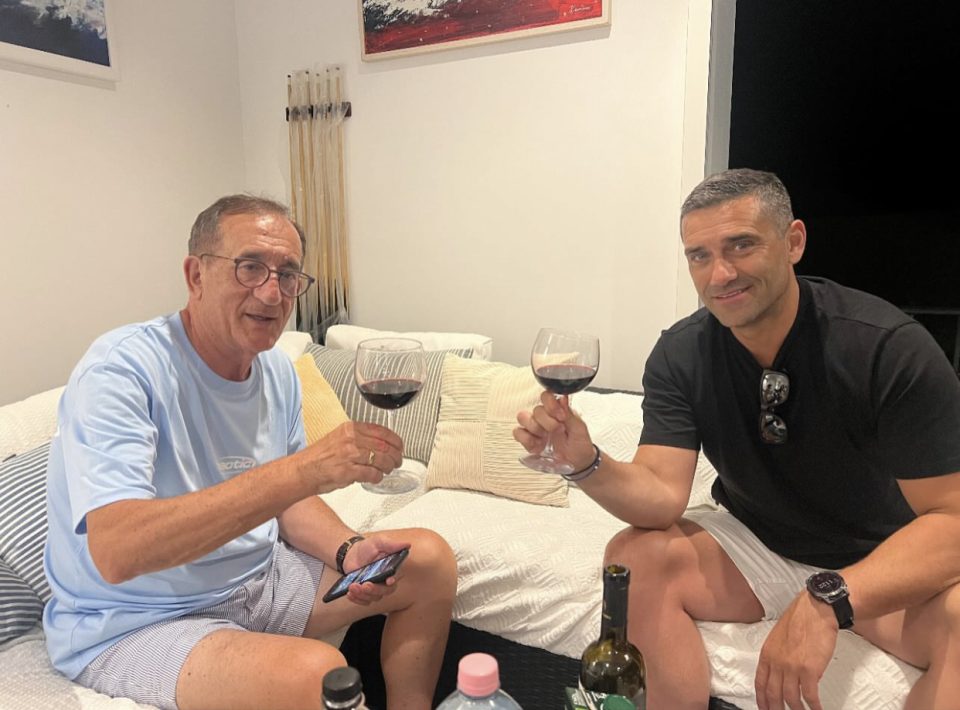 Кирил Лазаров на гости кај Лино Червар