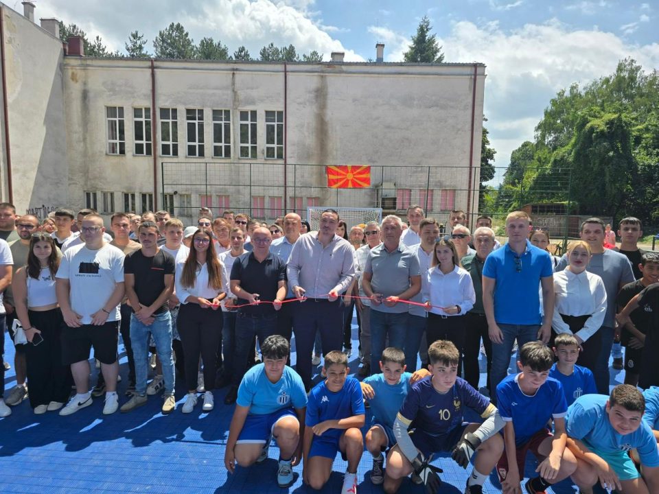 ИНВЕСТИЦИЈА НА МИНИСТЕРСТВОТО ЗА СПОРТ: Кичево доби современ мултифункционален спортски комплекс