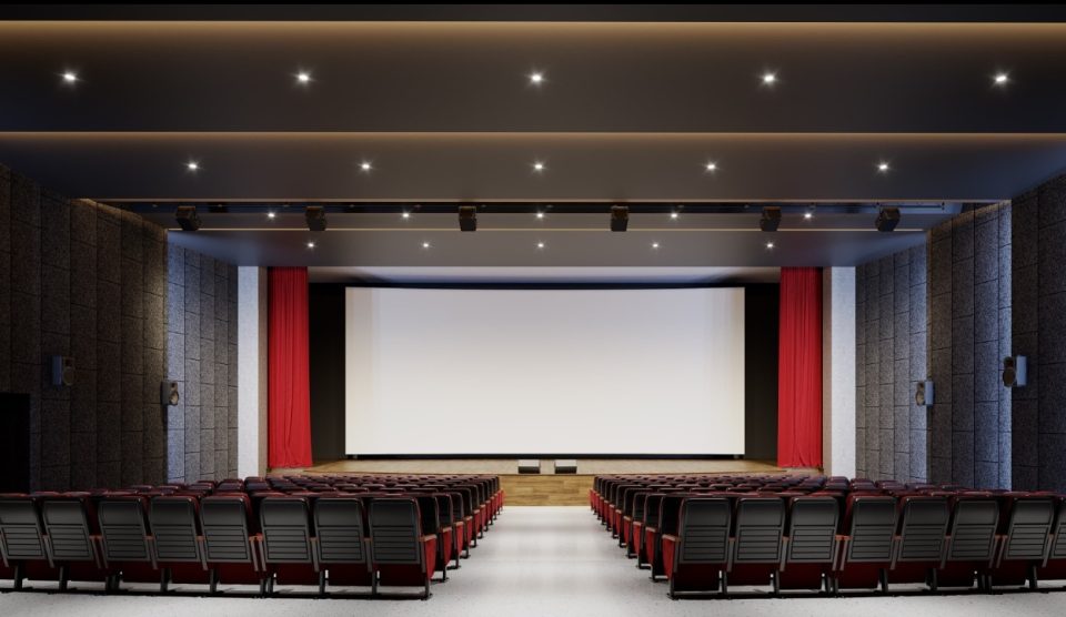 Аеродром добива кино сала, театар, центар за настани