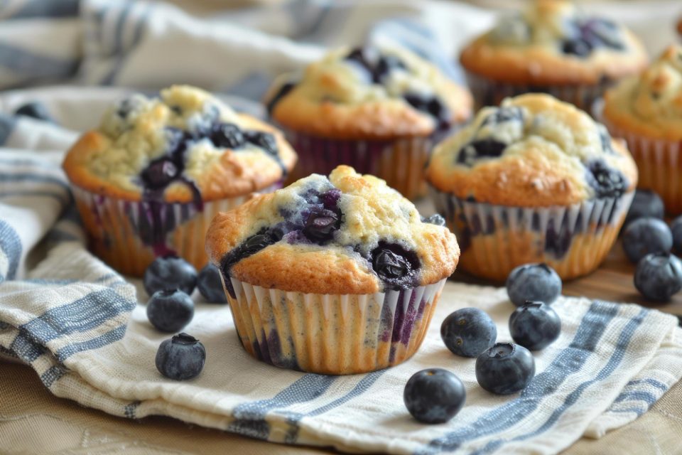 Совршени мафини од боровинки за само 20 минути