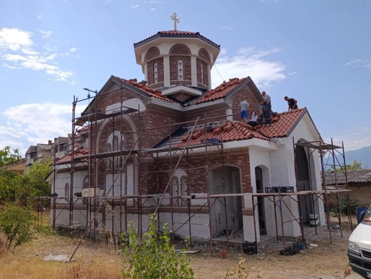 Во Кочани завршува изградбата на надворешниот дел од новата црква „Преображение на Господ Исус Христос“