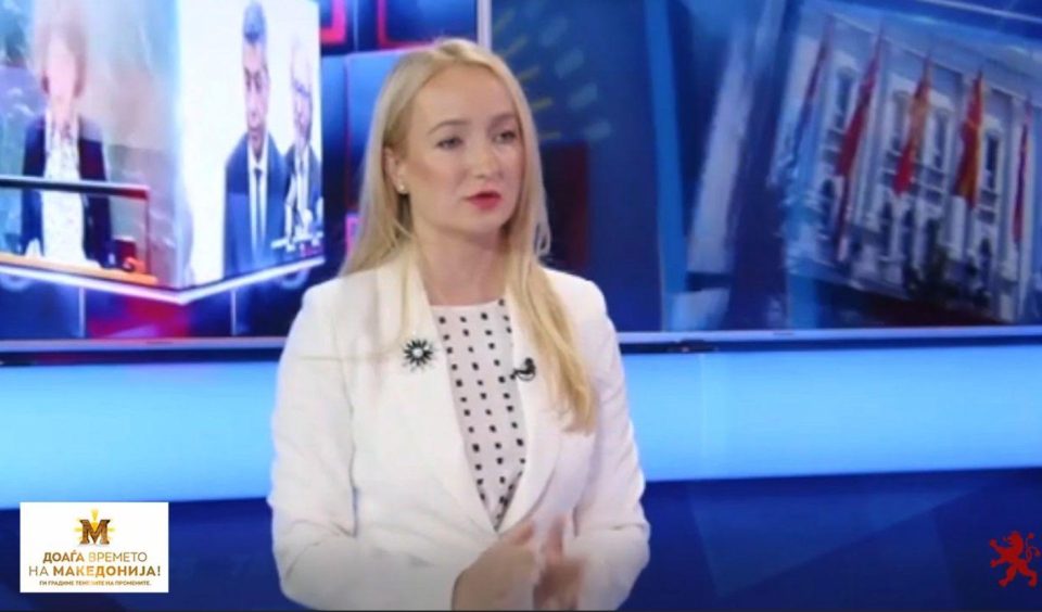 Петрушевска: Само на СДС и ДУИ не им беше јасна намерата на Бугарија, уште еднаш се потврди дека ВМРО-ДПМНЕ јасно ги застапува државните интереси