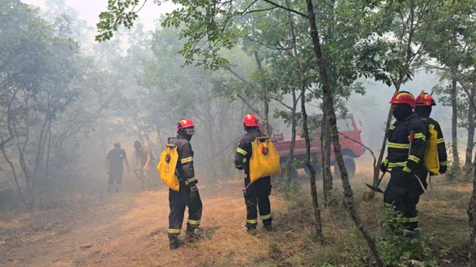 Пожарот во Слупчане е локализиран