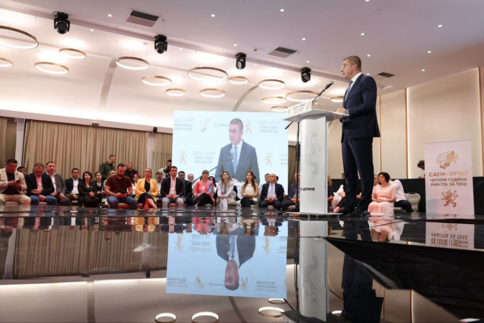 Мицкоски: Овие избори нема да бидат вратата на ДУИ за во Владата, интригите и игрите од Зајас и Мала Речица нема да поминат, Македонија ќе им каже не на СДС и ДУИ