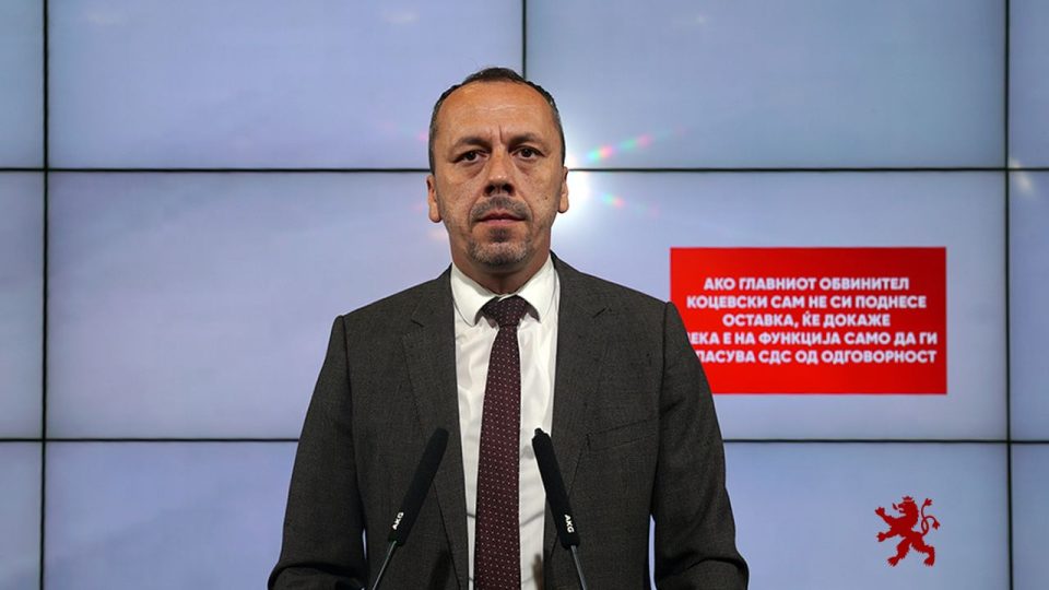 Петрушевски: Ако главниот обвинител Коцевски сам не си поднесе оставка, ќе докаже дека е на функција само да ги спасува СДС од одговорност